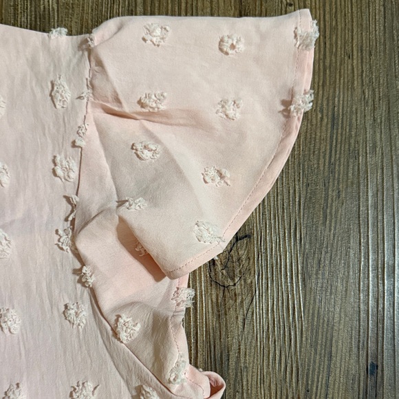 Pink Ruffle Sleeve Top - Picture 3 of 5